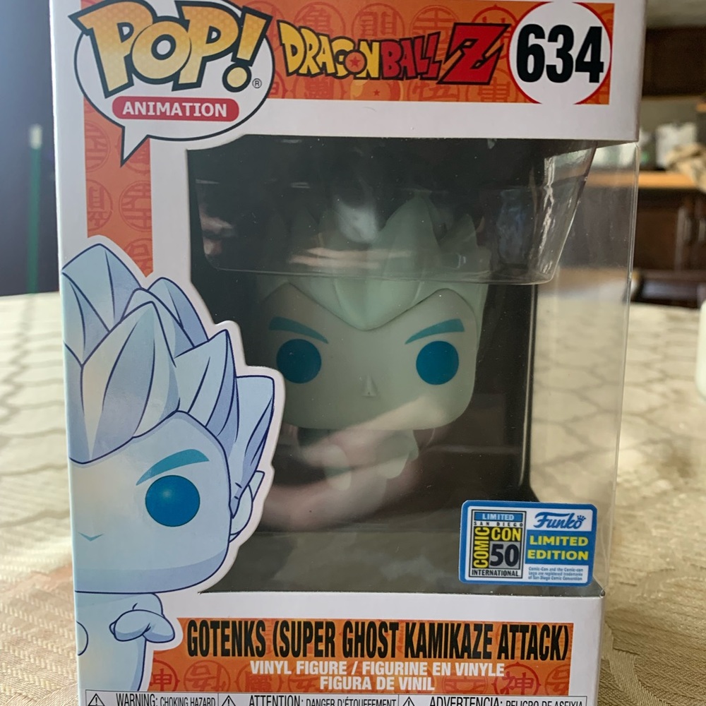 Sold Funko  Pop - Dragon Ball Z - Gotenks- ghost- rare Limited edition
